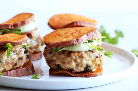 Sizzle and Wholesome Goodness: Spinach Feta Turkey Burgers on the Dash Electric Griddle