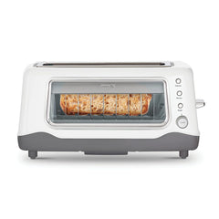 Dash Bread toaster 2 Slice with Extra Wide Slot | 1100W Pop up toaster 2 slices Automatic | 7 Browning Levels with Defrost & Reheat | Removable Crumb Tray | White